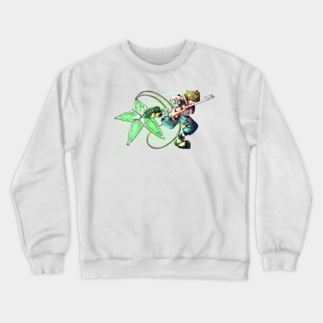 Sora Wayfinder (Kingdom Hearts) (No BG) Crewneck Sweatshirt by Arcanekeyblade5